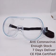 中国 分離の医学の保護Eyewearの注文のPCレンズ白いフレーム色 サプライヤー