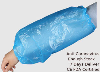 中国 伸縮性がある袖口の使い捨て可能な腕カバー、医学の袖の保護装置Comforable サプライヤー