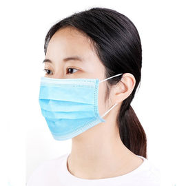 通気性の使い捨て可能で青いEarloopはマスクの3層のろ過を減らします伝染を サプライヤー