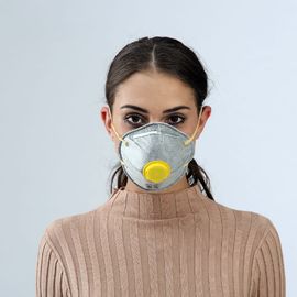 コップの形の使い捨て可能な防塵マスク、弁が付いているFFP1/FFP2のコップのマスク サプライヤー