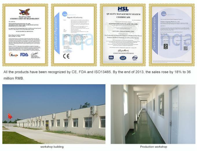 病院のための使い捨て可能なNonwovenの枕カバー、枕箱+bed Sheet+のベッド・カバーまたはホテルの使用